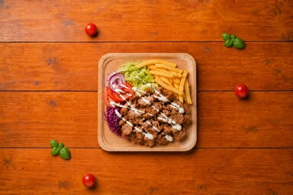 43. Kebab talíř